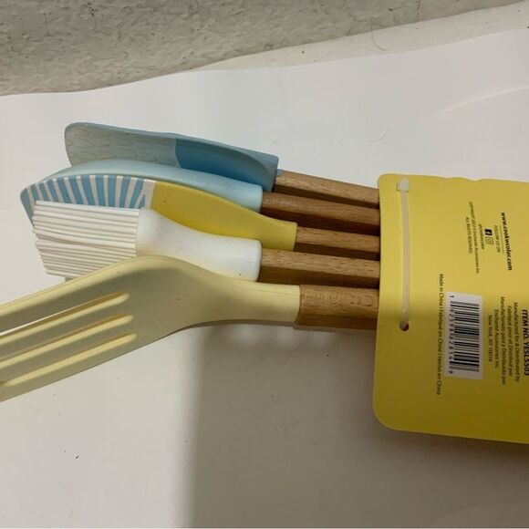 Cook with Color 5 Piece Cooking silicone Utensil Set A12 - Picture 3 of 6